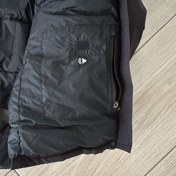 The North Face Jacket Womens XL Black Goose Down Faux Fur Coat Parka Hyvent - Picture 9 of 14